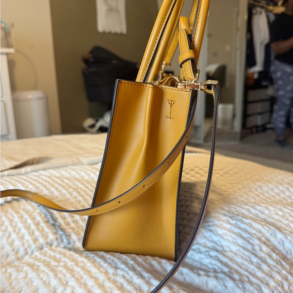 Michael Kors Crossbody Bag in Yellow and Brown - Picture 3 of 5